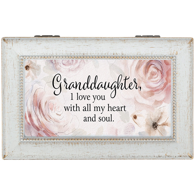 18885 - “Granddaughter Heart" Music Box - Plays “Fascination Waltz"