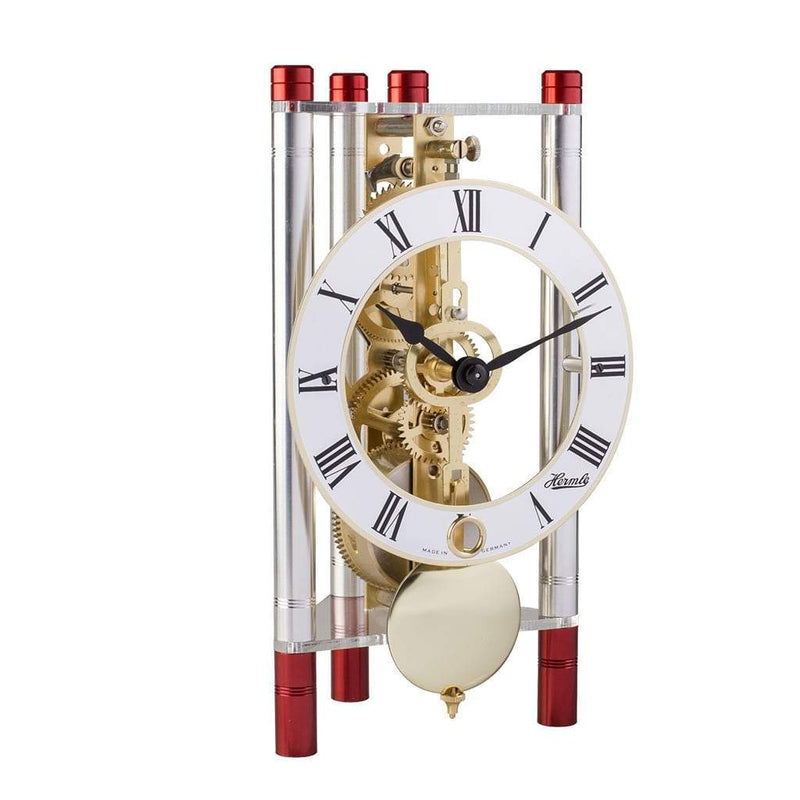 Hermle Lakin Skeleton Table Clock (Various Colors)