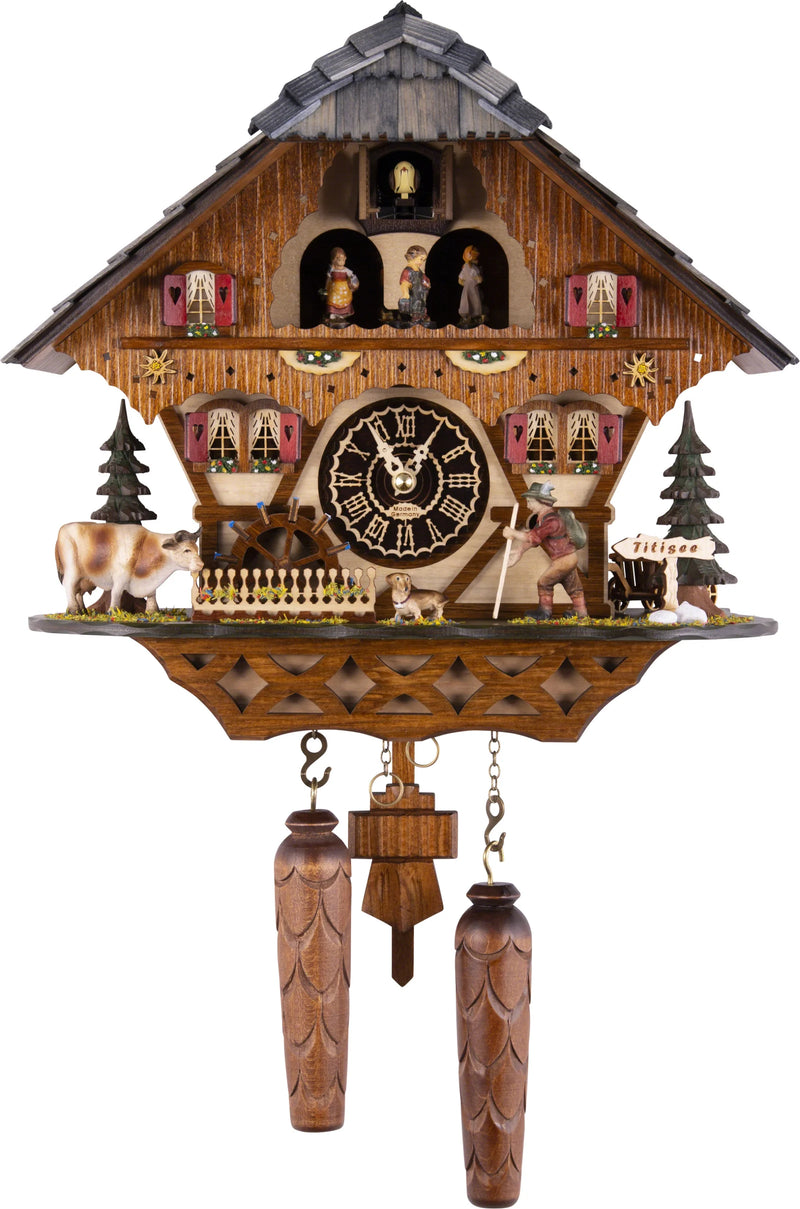 KU4287QM - Quartz Musical Chalet with Wanderer & Dachshund