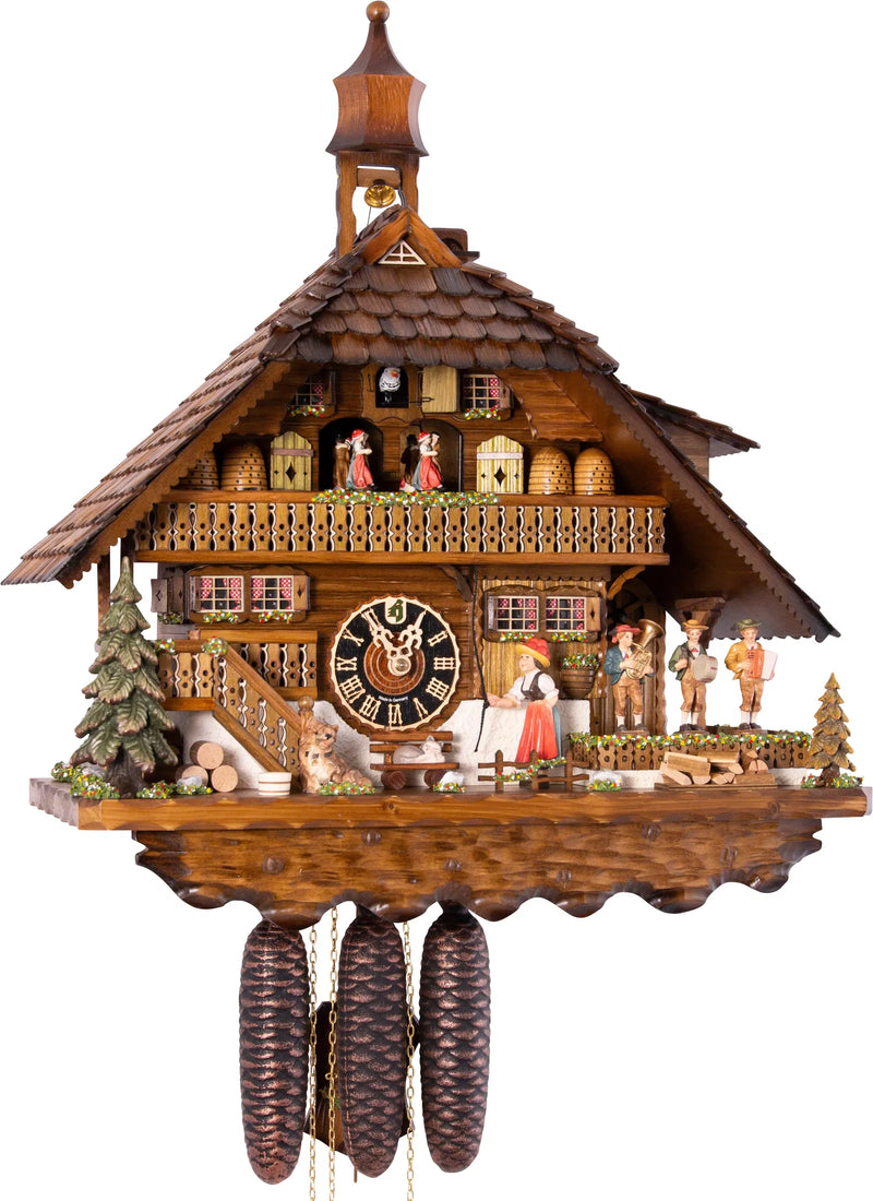 KU880M - Hönes 8 Day Musical "Hulsi" Umpa Band Cuckoo Clock