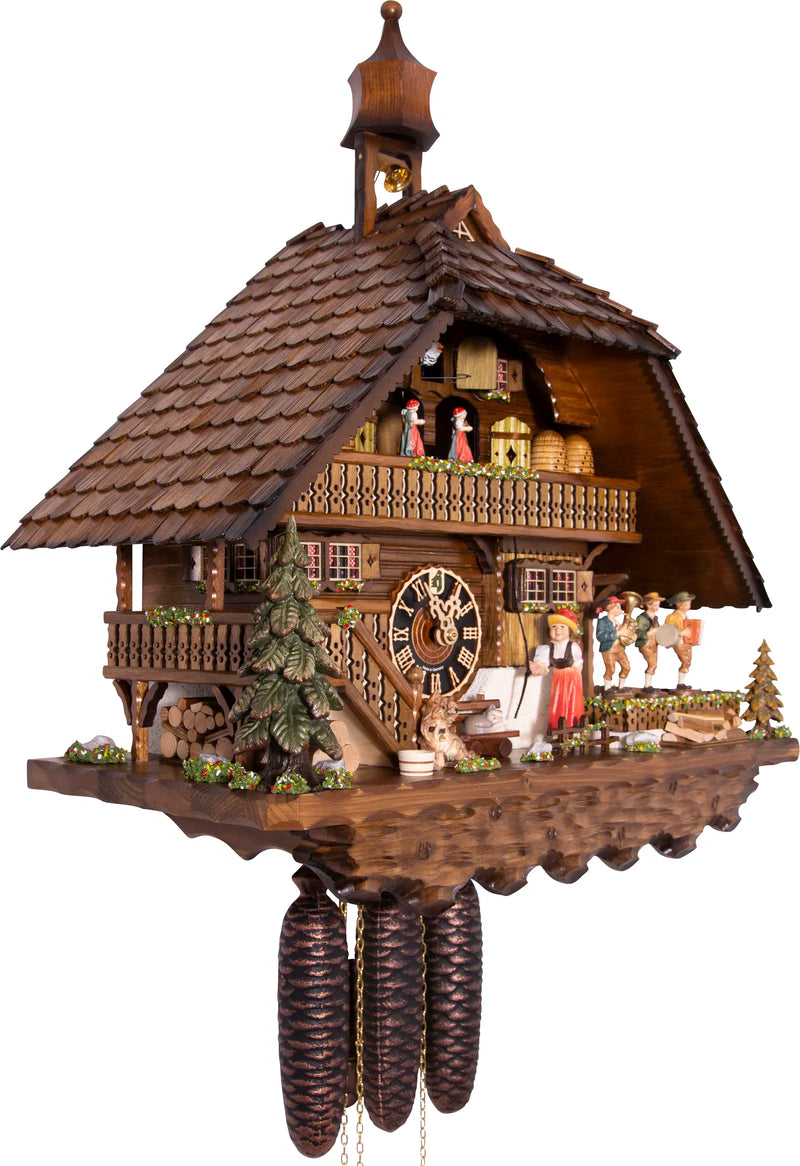 KU880M - Hönes 8 Day Musical "Hulsi" Umpa Band Cuckoo Clock
