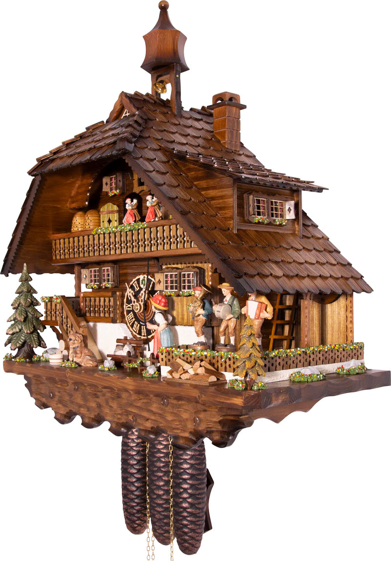 KU880M - Hönes 8 Day Musical "Hulsi" Umpa Band Cuckoo Clock