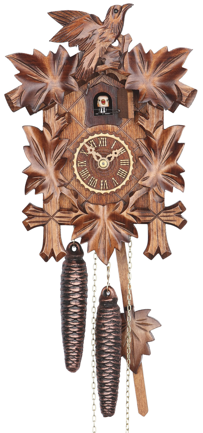 KU1100nu - 1 Day 5 Leaf Cuckoo Clock