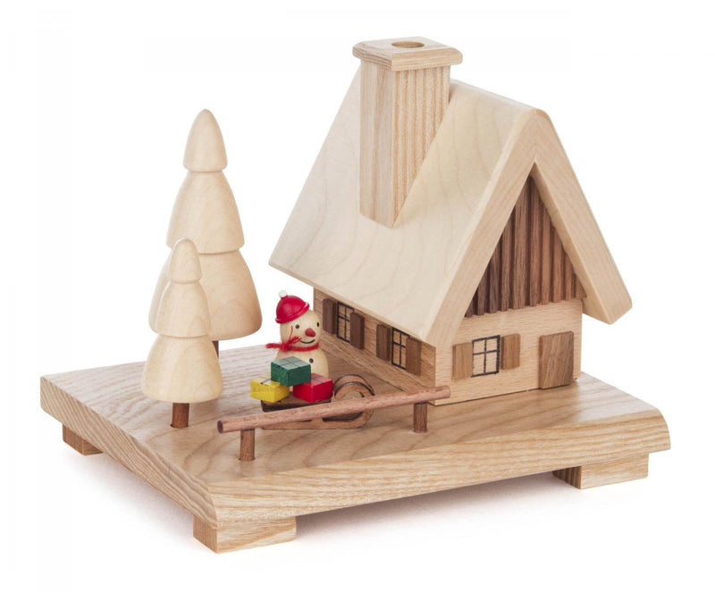 146/958/1 - Smoker House with Snowman