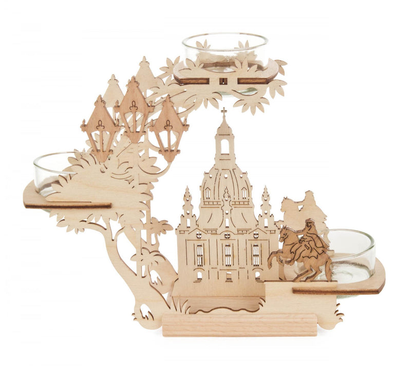 201/293 - Tealight Holder with Dresden Church